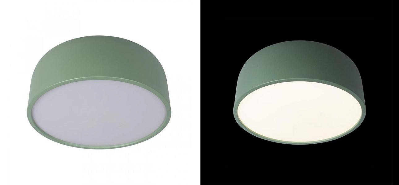 Светильник потолочный круглый Color cup Green Светильник потолочный круглый Color cup Green - Loft-Concept в Перми