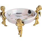 Блюдо фарфоровое Трио ангелов Joy варинант исполнения - 1 | Loft Concept в Перми