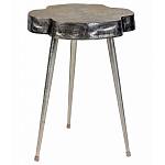 Металлический столик со столешницей в виде слеба Slabby варинант исполнения - 1 | Loft Concept в Перми