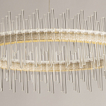 Люстра круглая с прозрачными стеклянными трубками 51 см Nembus варинант исполнения - 4 | Loft Concept в Перми