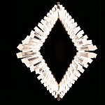 Люстра золотого цвета в форме галочки с каскадом длинных прозрачных трубок Eurofase варинант исполнения - 12 | Loft Concept в Перми