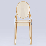 Прозрачный стул с янтарным оттенком LOUIS GHOST CHAIR варинант исполнения - 3 | Loft Concept в Перми