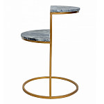 Кофейный столик с подстольем из металла Halves варинант исполнения - 5 | Loft Concept в Перми