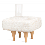 Керамический столик на деревянных ножках «Квадро» варинант исполнения - 2 | Loft Concept в Перми