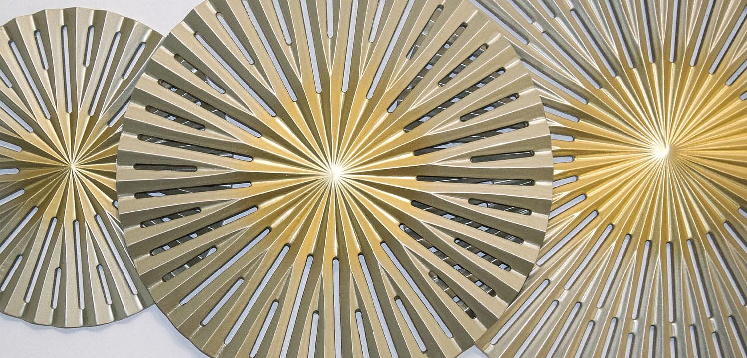 Арт-объект Apollo Gold and Silver Wall Plaque Disc gap 3 Арт-объект Apollo Gold and Silver Wall Plaque Disc gap 3 - Loft-Concept в Перми