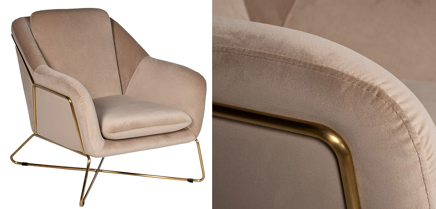 Кресло Umbra Armchair beige Кресло Umbra Armchair beige - Loft-Concept в Перми