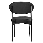 Стул мягкий Alfie Chair черный варинант исполнения - 4 | Loft Concept в Перми