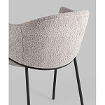 Стул Brace букле серый варинант исполнения - 3 | Loft Concept в Перми