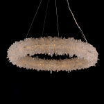 Люстра круглая с натуральным горным хрусталем Crystal Shimmer варинант исполнения - 2 | Loft Concept в Перми