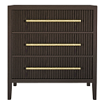 Комод Primo с 3 выдвижными ящиками Темный орех варинант исполнения - 7 | Loft Concept в Перми