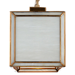 Люстра прямоугольная с каркасом золотого цвета Soft Glow Lamps варинант исполнения - 4 | Loft Concept в Перми