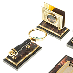 Настольный письменный набор из яшмы и долерита с декором в виде коня Manager Organizer варинант исполнения - 6 | Loft Concept в Перми