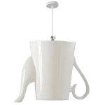 Подвесные светильники в виде белой посуды Flower Reversal варинант исполнения - 7 | Loft Concept в Перми