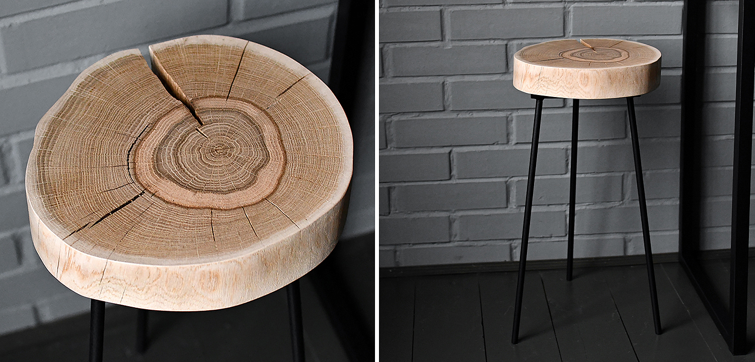 Приставной стол Neave Industrial Metal Rust Side Table Приставной стол Neave Industrial Metal Rust Side Table - Loft-Concept в Перми