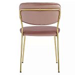 Стул Singer Chair без подлокотников Розовый Велюр варинант исполнения - 4 | Loft Concept в Перми