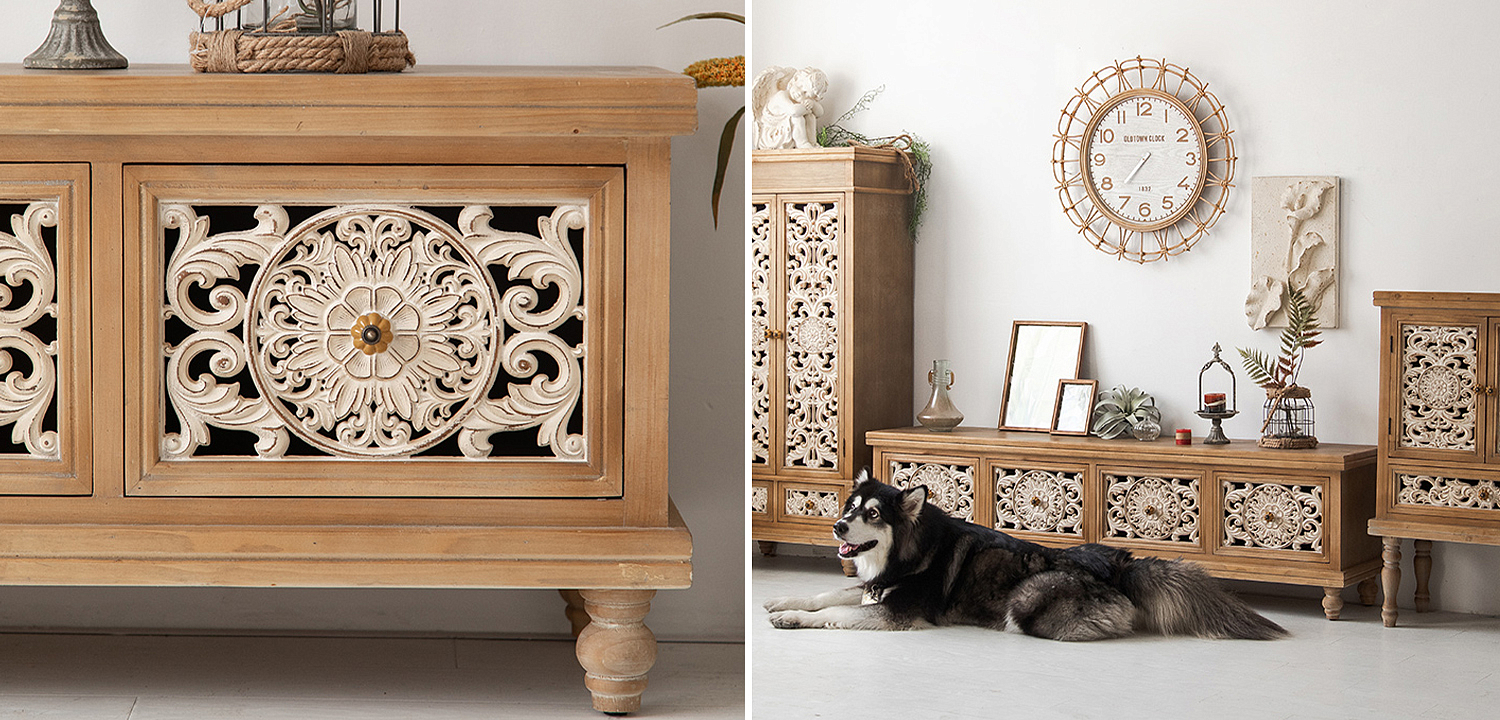 ТВ-тумба Leblanc Provence TV Stand ТВ-тумба Leblanc Provence TV Stand - Loft-Concept в Перми