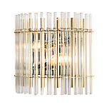 Бра с прозрачными вертикальными стеклянными трубками Gladia варинант исполнения - 2 | Loft Concept в Перми