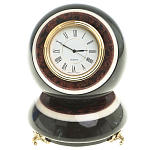 Часы настольные в виде шара из натурального камня Ball Stone Clock варинант исполнения - 7 | Loft Concept в Перми