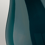 Настольная лампа с коническим дымчато-зелёным абажуром из искусственного шёлка Quintiesse варинант исполнения - 5 | Loft Concept в Перми