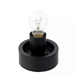 Настольный светильник с янтарным рельефным плафоном Lamp with Frozen Glass Effect варинант исполнения - 2 | Loft Concept в Перми