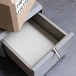 Консоль с зеркалом и  3-мя вращающимися ящиками Eloida варинант исполнения - 4 | Loft Concept в Перми