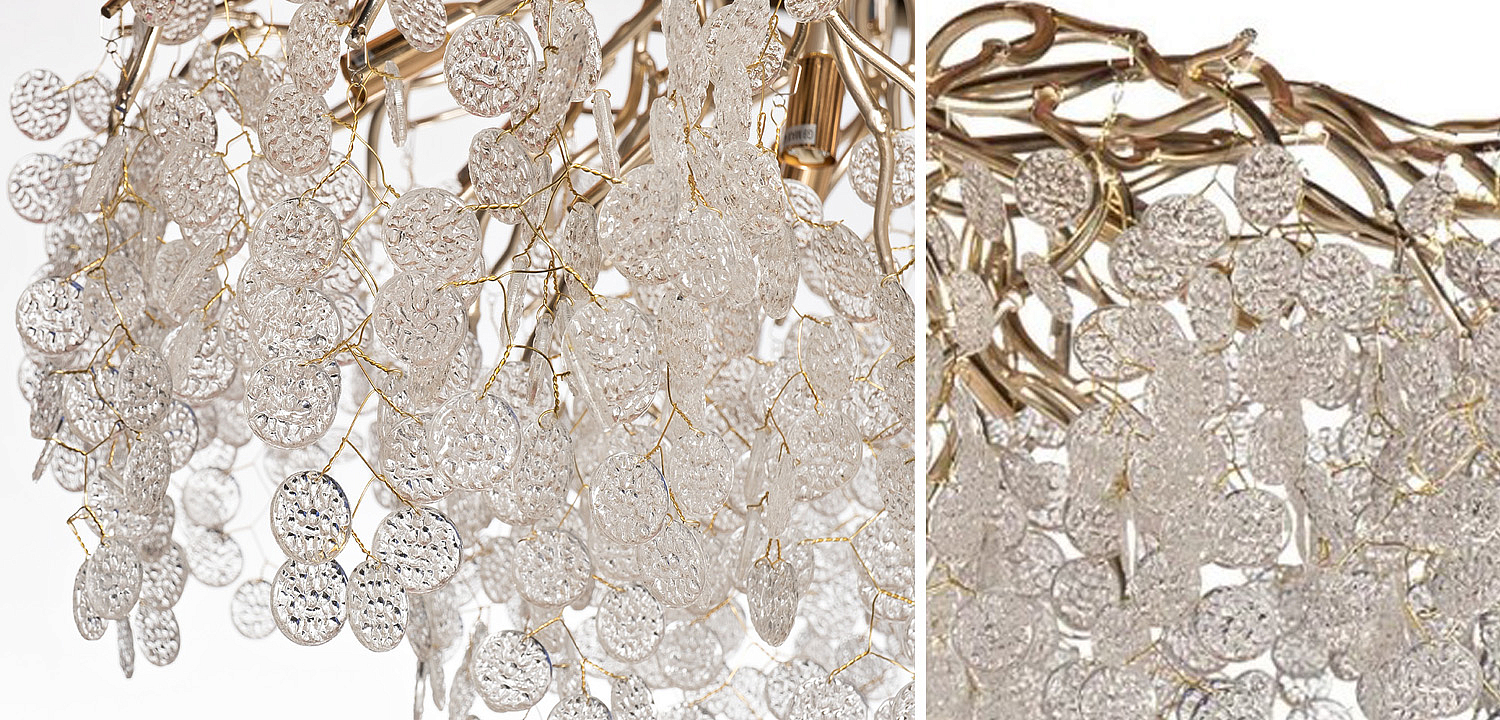 Потолочная люстра FAIRYTREE Champagne Chandelier 100 Потолочная люстра FAIRYTREE Champagne Chandelier 100 - Loft-Concept в Перми