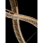 Люстра волнистой формы с фактурным хрустальным плафоном Light Delight варинант исполнения - 5 | Loft Concept в Перми