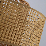 Подвесной светильник с абажуром из плтеного бамбука Light Inside the Cell варинант исполнения - 7 | Loft Concept в Перми