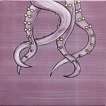 Плитка с узором Осьминог велосипедист варинант исполнения - 4 | Loft Concept в Перми