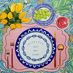 Картина Table Talk Dickless but Not Dumb  варинант исполнения - 1 | Loft Concept в Перми