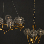 Люстра круглая с декором в виде цветков одуванчика Hanging Dandelion варинант исполнения - 6 | Loft Concept в Перми