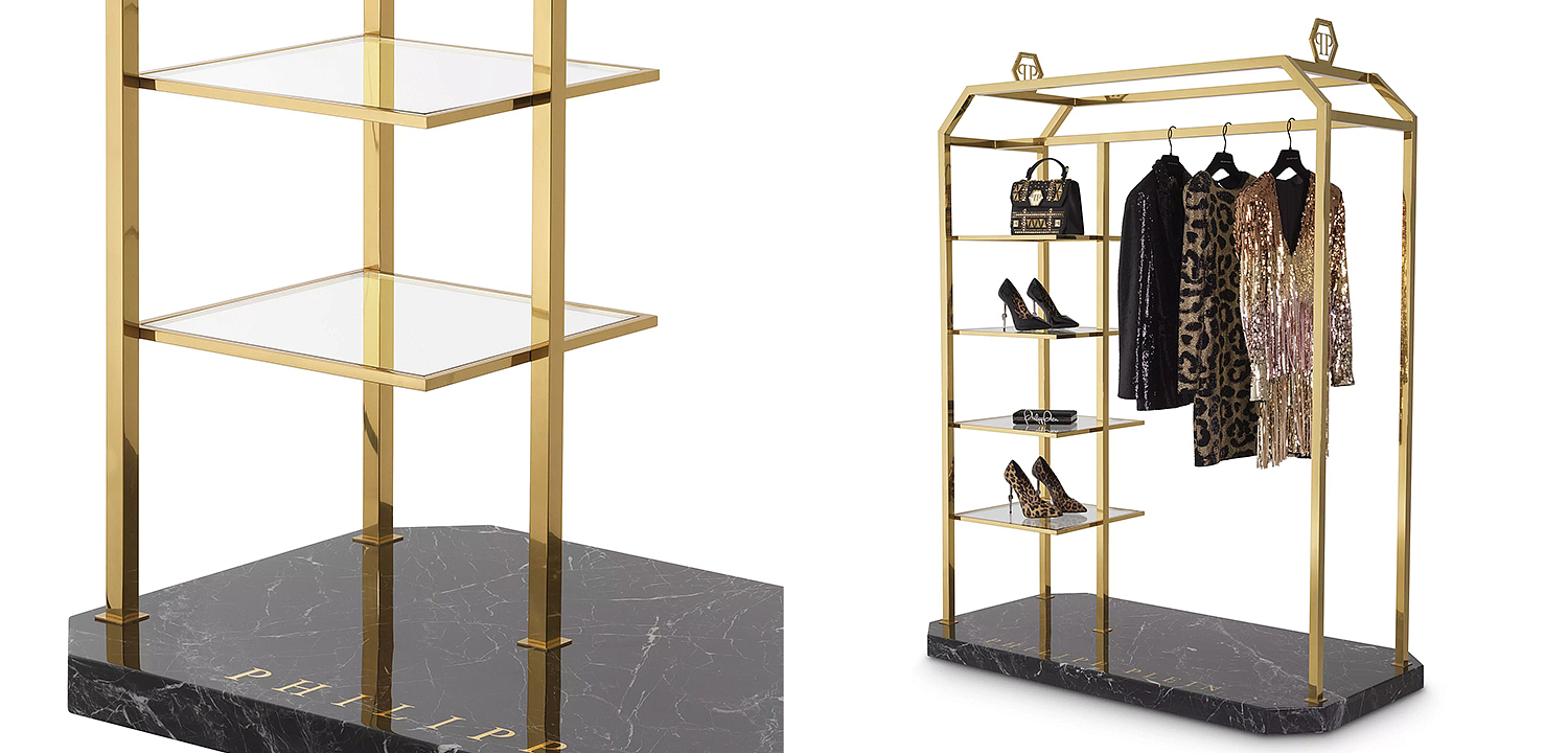 Вешалка для одежды Philipp Plein Clothing stand Couture Вешалка для одежды Philipp Plein Clothing stand Couture - Loft-Concept в Перми
