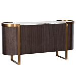 Комод  округлой формы с дверцами Chest of Precious Breed варинант исполнения - 2 | Loft Concept в Перми