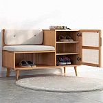 Комод с мягким  сиденьем и нишей для хранения обуви Manual Dresser варинант исполнения - 1 | Loft Concept в Перми