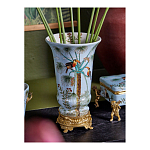 Ваза из фарфора с бронзовыми элементами Tropical Garden варинант исполнения - 8 | Loft Concept в Перми