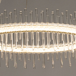 Люстра круглая с прозрачными стеклянными трубками 51 см Nembus варинант исполнения - 5 | Loft Concept в Перми