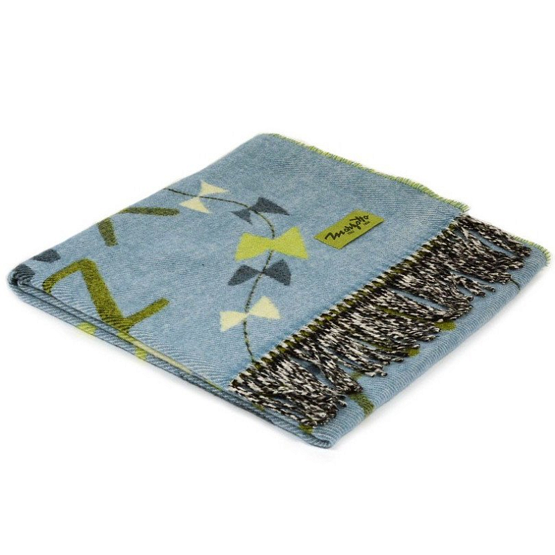 Плед ALP 2 Marzotto Серо-голубой в Перми | Loft Concept 