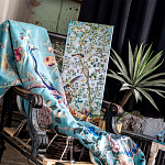 Постер на холсте в стиле шинуазри Playing Weiqi in the Peach Orchard Poster варинант исполнения - 2 | Loft Concept в Перми