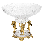 Чаша на бронзовых ножках с тремя ангелами Eden Garden варинант исполнения - 1 | Loft Concept в Перми