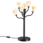 Настольная лампа с ветвями и белыми фарфоровыми цветами Floralis варинант исполнения - 3 | Loft Concept в Перми