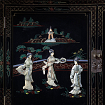 Комод в китайском стиле Chinese Black Chest of Drawers Нидерланды варинант исполнения - 2 | Loft Concept в Перми