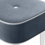 Квадратный мягкий пуф на белых ножках Winton Pouf Square варинант исполнения - 18 | Loft Concept в Перми