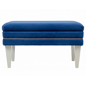 Мягкая банкетка с зоной для хранения Casket Blue