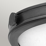 Потолочный светильник в форме неглубокой чаши с белым плафоном Hinkley варинант исполнения - 3 | Loft Concept в Перми