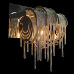 Бра с перфорированными металлическими дугами и цепочками 22 см Atlantis Chain варинант исполнения - 8 | Loft Concept в Перми