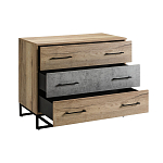 Комод с 3-мя ящиками в стиле лофт Urban Style Space варинант исполнения - 3 | Loft Concept в Перми