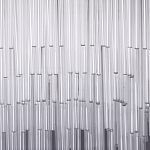 Люстра круглая с прозрачными стеклянными трубками Nembus варинант исполнения - 3 | Loft Concept в Перми