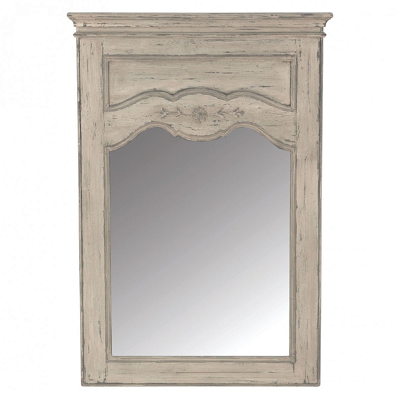 Зеркало MIROIR TRUMEAU RECTANGULAIRE EN PIN GRIS CHATEAU DQX0HH Бежево-серый Зеркало MIROIR TRUMEAU RECTANGULAIRE EN PIN GRIS CHATEAU DQX0HH Бежево-серый в Перми | Loft Concept