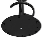 Барный стул вращающийся со спинкой и подлокотниками Douglas Rhombus Синий Велюр варинант исполнения - 7 | Loft Concept в Перми