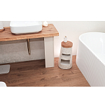 Керамический столик с деревянной столешницей "Пешка" варинант исполнения - 2 | Loft Concept в Перми